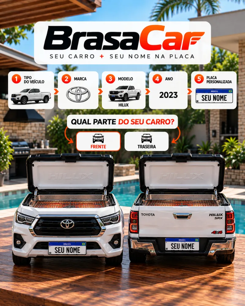 BrasaCar – A Churrasqueira Personalizada dos Apaixonados por Carros